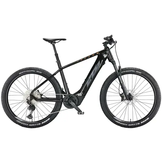 Kedvezményes ár KTM MACINA TEAM 672 FLAMING BLACK (GREY+ORANGE) FÉRFI ELEKTROMOS MTB KERÉKPÁR 2022