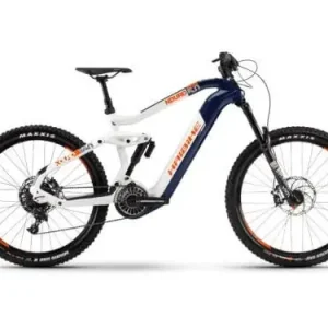 Prémium Haibike XDURO Nduro 5.0 46 cm kék/fehér/narancs elektromos kerékpár