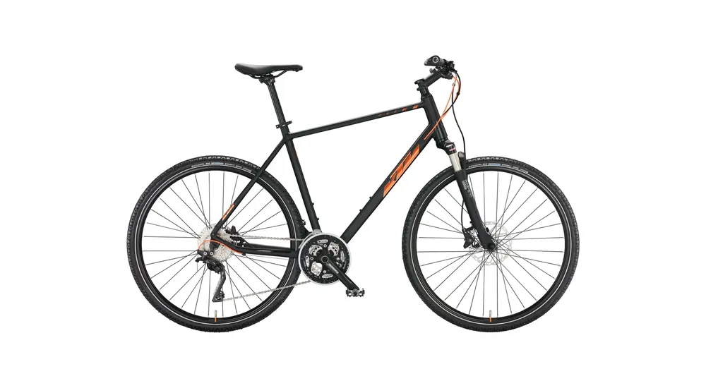 Vedd meg online KTM X-Life 1964 Cross Férfi Black Matt (Chrome Orange+Chrome) - 2022 - offroad trekking kerékpár