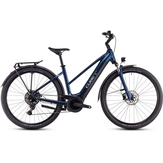 CUBE TOURING HYBRID ONE 625 DEEPSEA´N´CHROME - 2025 - TREKKING ELEKTROMOS KERÉKPÁR - TRAPEZE 46 CM Árengedmény