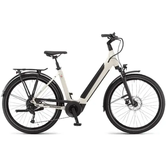 WINORA SINUS 9 LINENWHITE EASY ENTRY 2023 UNISEX ELEKTROMOS TREKKING KERÉKPÁR Ne maradj le