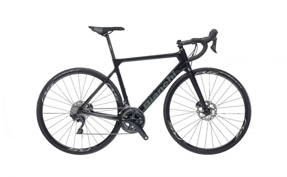 Korlátozott ajánlat Bianchi Sprint Disc ULTEGRA 11sp Black/Graphite Glossy 2021