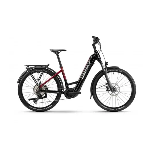 GHOST E-TERU PRO 27,5 EQ LOW B750 BLACK/RED 2024 UNISEX ELEKTROMOS MTB KERÉKPÁR Biztonságos fizetés