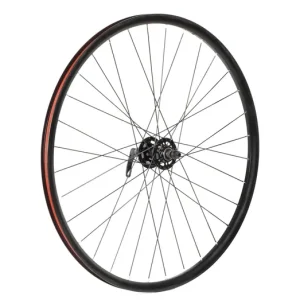 Nézd meg most Fűzött kerék 27.5 MTB első, tárcsafékes alu felni, acél zárt csapágyas gyorskioldós agy, fekete