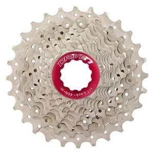 Végkiárusítás Sunrace CSRX0 10 sebességes fogaskeréksor [ezüst-piros, 11-25]