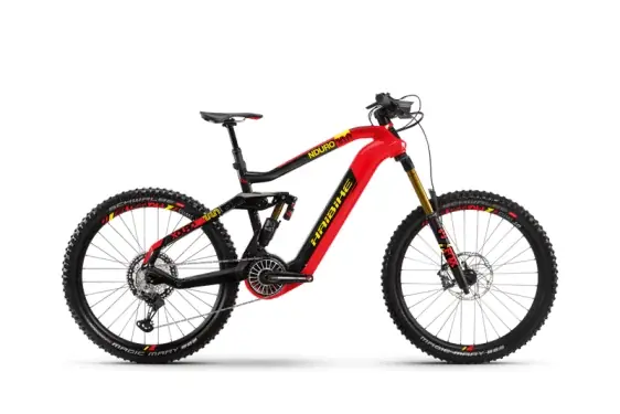 Végkiárusítás Haibike XDURO Nduro 10.0 46 cm piros/fekete/sárga elektromos kerékpár