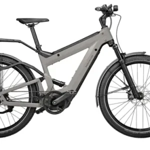 Ajánlat RM Superdelite GT rohloff HS 47 cm ezüst elektromos kerékpár (1125Wh, Nyon, Fox, GX, első csomagtartó táskával, hátsó csomagtartó, GX)
