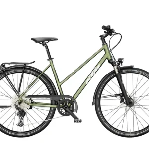 Ajánlat KTM LIFE FORCE női fields matt (opal white+orange) - 2024 - onroad trekking kerékpár
