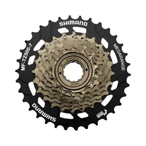 SHIMANO Tourney MF-TZ500 menetes fogaskoszorú, 7 sebességes Fogszám 14-34 Legjobb ár