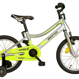 16 Biketek Smile kerékpár ezüst Alacsony ár