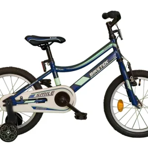 16 Biketek Smile kerékpár sötétkék Expressz szállítás