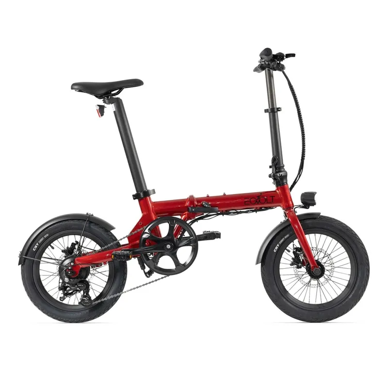 EOVOLT City 4-speed összecsukható elektromos kerékpár piros Újdonság