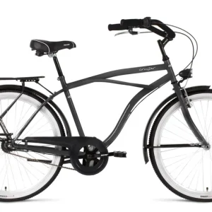 Biztonságos fizetés 26 Koliken Cruiser kerékpár férfi, grafit, N3 agyváltós