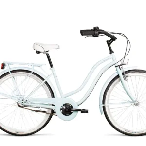 26 Koliken Cruiser kerékpár női púder kék agyváltós Olcsó