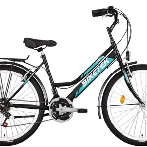 26 Biketek Oryx ATB kerékpár női fekete váltós Akció