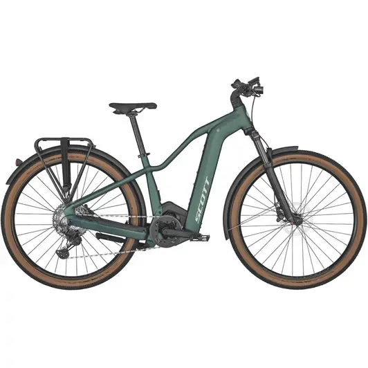 SCOTT AXIS ERIDE EVO TOUR PRISM GREEN/LIGHT BLUE TRAPÉZ 2022 NŐI ELEKTROMOS TREKKING KERÉKPÁR Exkluzív ajánlat