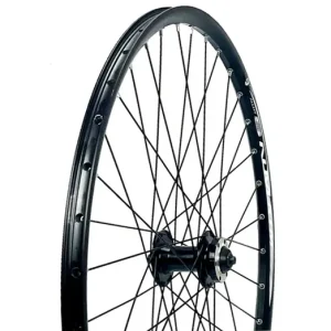 Újdonság Kerék Első 26 MTB Duplafalú Disc fekete