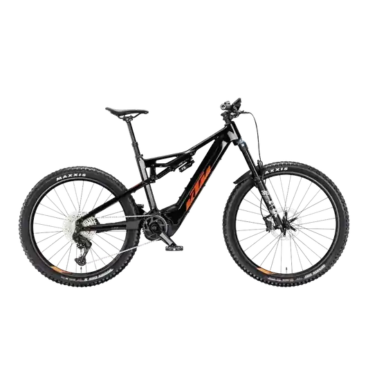 Ajánlat KTM MACINA KAPOHO MASTER L/48 Összteleszkópos elektromos MTB kerékpár FLAMING BLACK színben