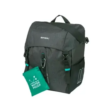 Akció Basil egyoldalas táska Discovery 365D Single Bag L, Hook ON, szürke