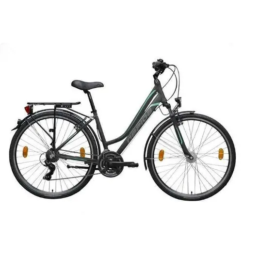 GEPIDA ALBOIN 200 28" - 48 cm - 21S GRAFIT NŐI TREKKING KERÉKPÁR Alacsony ár