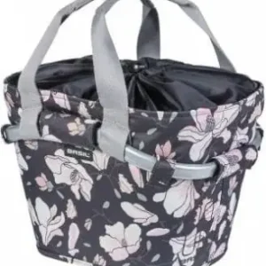 Akció Basil kosár első "Magnolia Carry All Front Basket" KF kompatibilis, adapter nélkül, szürke