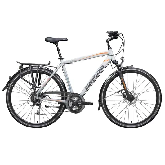 GEPIDA ALBOIN 300 PRO 28" M 27S SÖTÉT SZÜRKE FÉRFI TREKKING KERÉKPÁR Azonnali szállítás