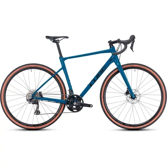 Akciós ár CUBE NUROAD RACE BLUE N BLACK 2023 FÉRFI GRAVEL KERÉKPÁR