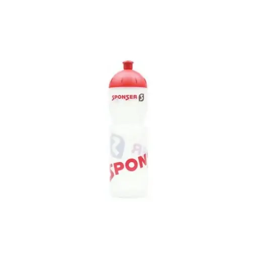 Újdonság Sponser kulacs (750ml) - átlátszó/piros