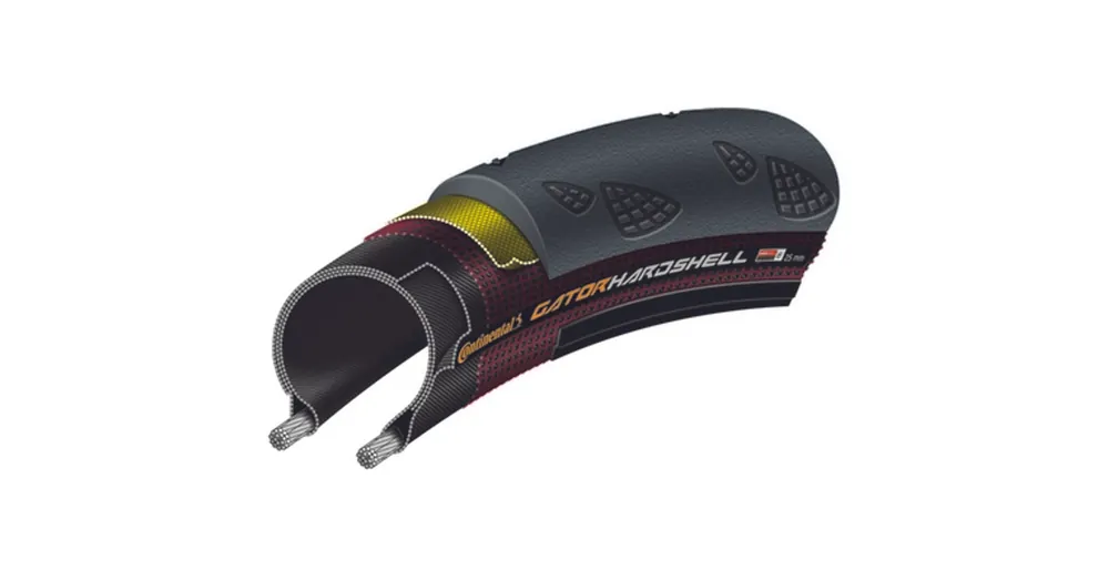 Kihagyhatatlan ajánlat Continental országúti kerékpáros külső gumi 28-622 GatorHardshell 700x28C fekete/fekete, DuraSkin hajtogathatós