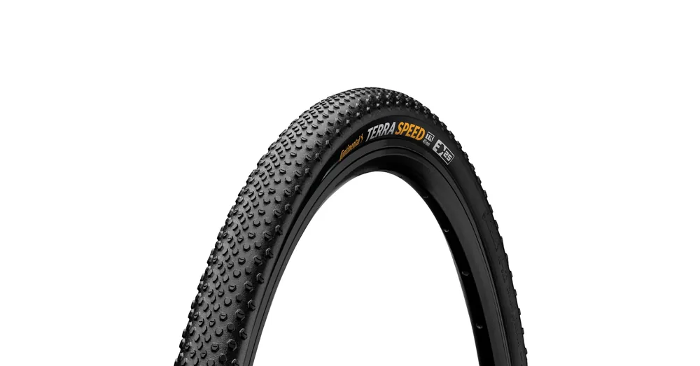 Ne maradj le Continental gravel-cyclocross kerékpáros külső gumi 45-622 Terra Speed ProTection 28x1,7, hookless felni kompatibilis, tubeless ready, fekete/fekete hajtogathatós SL