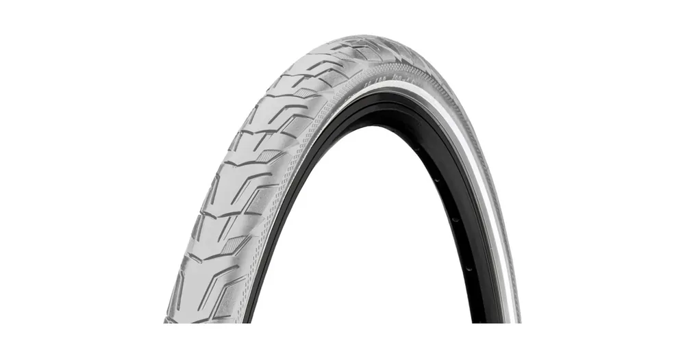 Kiárusítás Continental kerékpáros külső gumi 42-622 Ride City 28x1,6 szürke/szürke, reflektoros