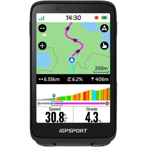 Computer iGPSPORT BiNavi fekete ajándék M80 adapter és védőfólia Gyors kiszállítás