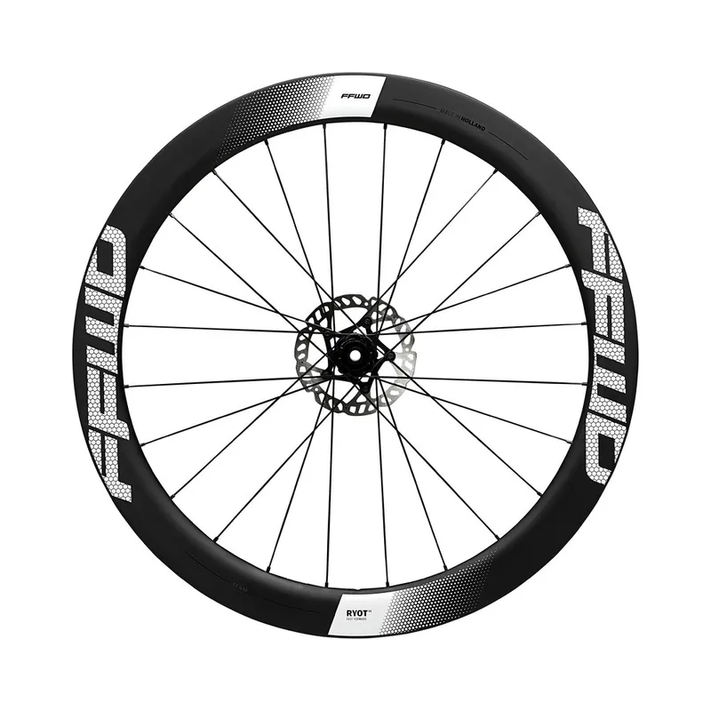 Akciós ár Gyors előre Carbon kerekek RYOT55 (55 mm), FFWD 2 1, fehér, galuska