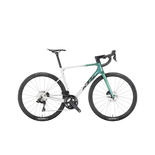 Biztonságos vásárlás KTM REVELATOR ALTO MASTER FÉRFI Országúti kerékpár - WHITE+JUNGLE - több méretben