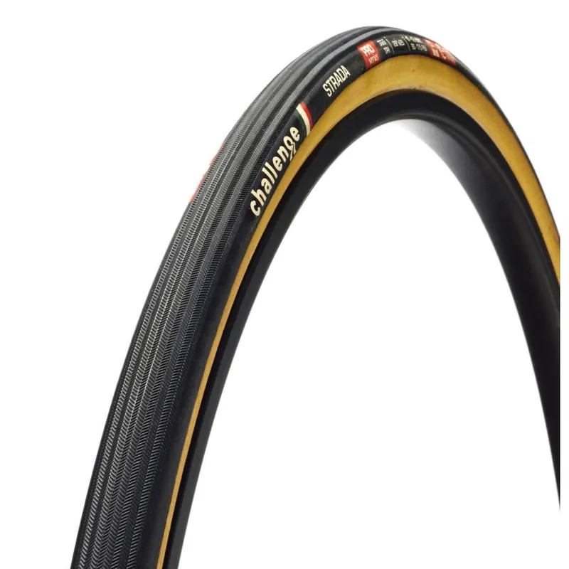 Árengedmény Challenge gumiköpeny Strada PRO 700x27 mm 300 TPI Black/Tan