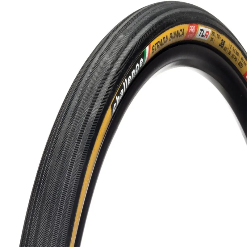 Legkelendőbb Challenge gumiköpeny Strada Bianca TLR PRO 700x36 mm 260 TPI Black/Tan
