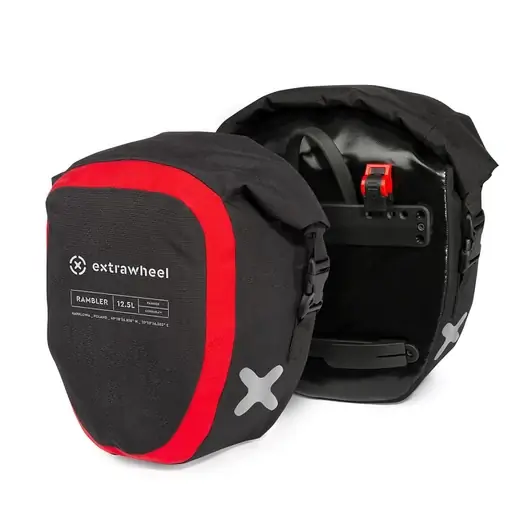 Azonnal elérhető EXTRAWHEEL RAMBLER Premium 2×12,5L Kerékpáros Vízálló Csomagtartó Táska