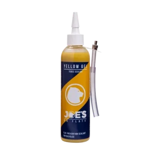 Szezonális akció Joe‘s No-Flats Yellow Gel Tube Sealant Defektgátló folyadék betöltő kupakkal [240 ml]