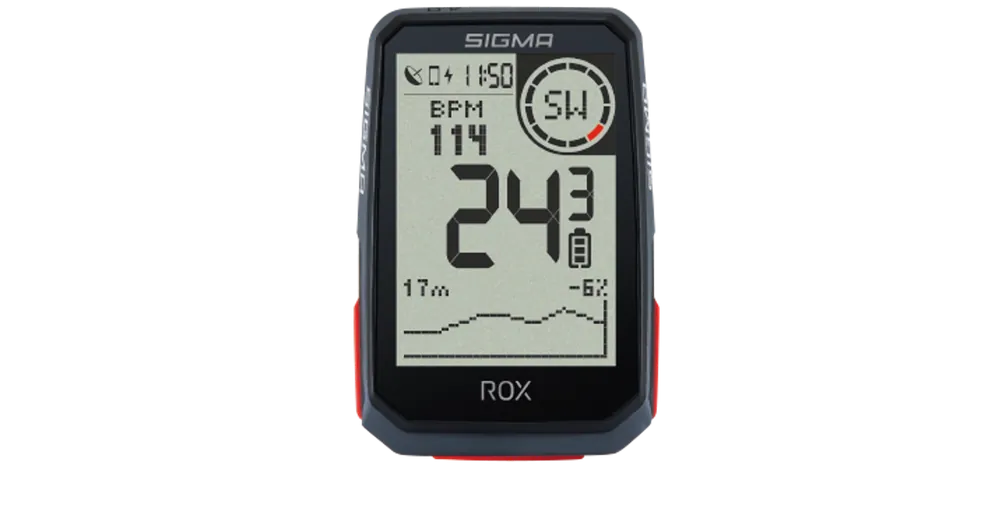 Computer SIGMA ROX 4.0 GPS HR set fekete - 01062 Vedd meg online