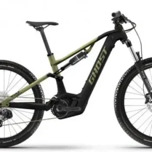 Alacsony ár Ghost E-ASX 130 Essential B625 39cm fekete/zöld elektromos kerékpár