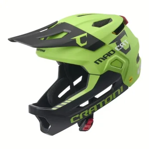 Biztonságos vásárlás Gyerek bukósisak CRATONI MadCat MIPS Lime/Black Matt S/M (49-56cm)