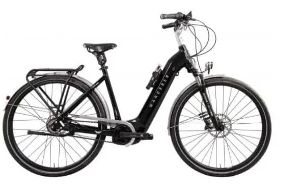 Korlátozott ajánlat WANDERER E-Tourer I-F5 US49 cm fekete elektromos kerékpár