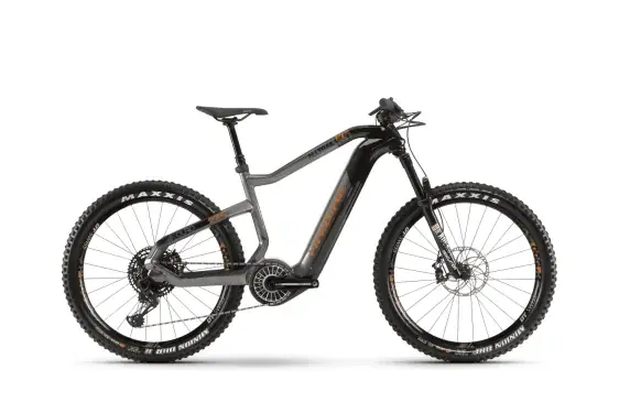 Haibike XDURO AllTrail 6.0 42 cm fekete/titánium/narancs elektromos kerékpár Különleges ajánlat