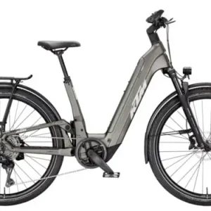 KTM MACINA STYLE FS PRIME Di2 US46cm ‘26 szürke elektromos kerékpár Gyors szállítás